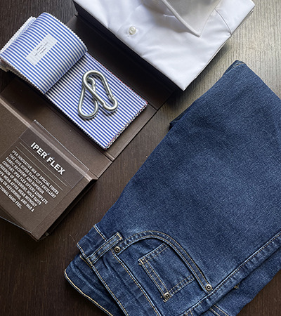 Jeans Denim Iperflex Blu Scuro