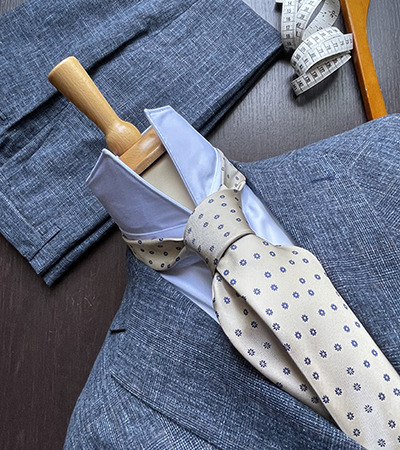 Abito in Lana, Lino, Cotone Principe di Galles