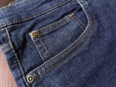 Jeans Denim Iper Flex Blu Scuro - immagine 5
