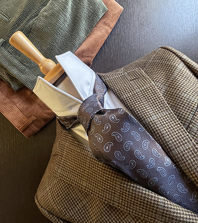 Blazer Pura Lana Pied de Poule Nocciola