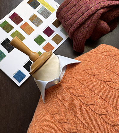 Girocollo Aran Pura Lana a Treccia Aragosta