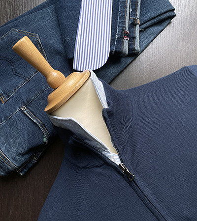 Lupo Full Zip in Cashmere e Lana Finezza 12