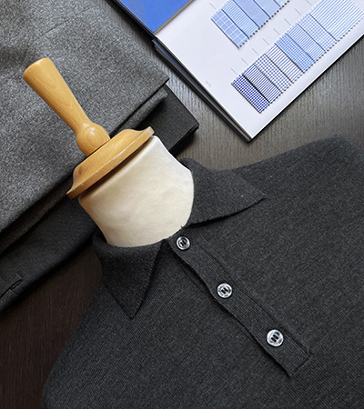 Polo Sottogiacca in Lana Extrafine