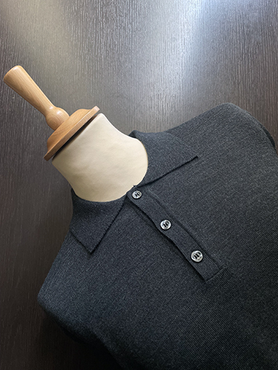 Polo Sottogiacca in Lana Extrafine - immagine 2