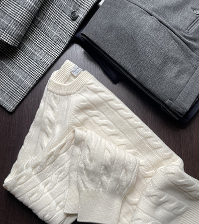 Girocollo Fisherman a Treccia Ghiaccio