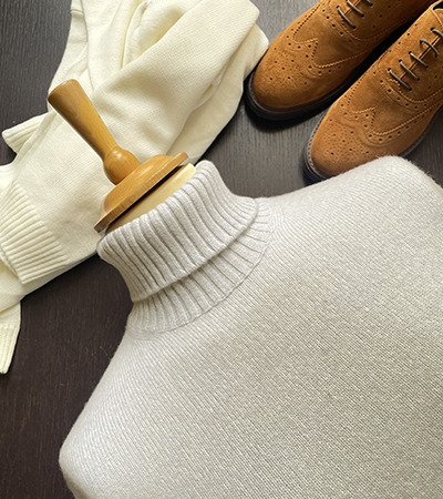 Dolcevita in Cashmere e Lana Finezza 7 Pergamena