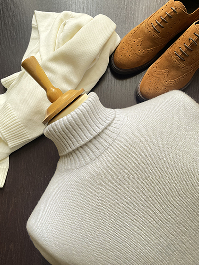 Dolcevita in Cashmere e Lana Finezza 7 Pergamena