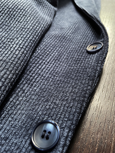 Abito in Velluto Supersoft Drop 4 Mezzoforte Blu Melange - immagine 2