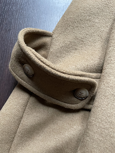 Cappotto Doppiopetto in Cashmere e Lana color Cammello - immagine 4