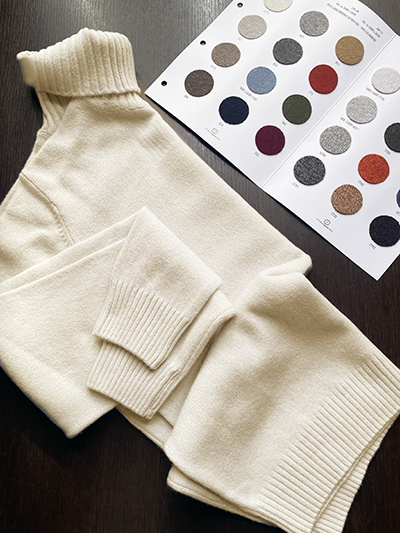 Dolcevita in Cashmere e Lana Finezza 7 Pergamena - immagine 4