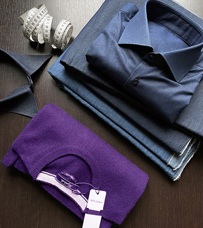 Girocollo Alashan in Puro Cashmere Iris