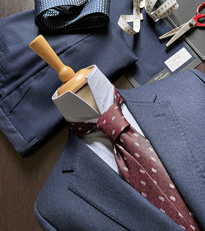 Blazer in in Pura Lana tono su tono Blu Notte