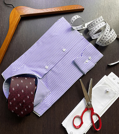 Camicia su misura serie Savoy Riga Ciclamino