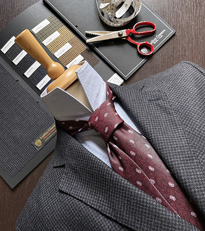 Blazer Pura Lana Pied de Poule Grigio Drop 4