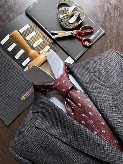 Blazer Pura Lana Pied de Poule Grigio Drop 4