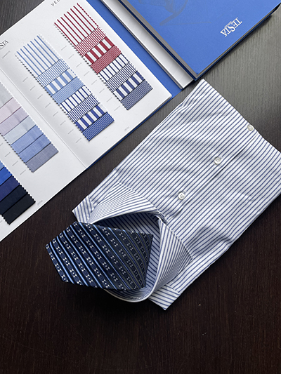 Camicia su misura Popeline Savoy 120