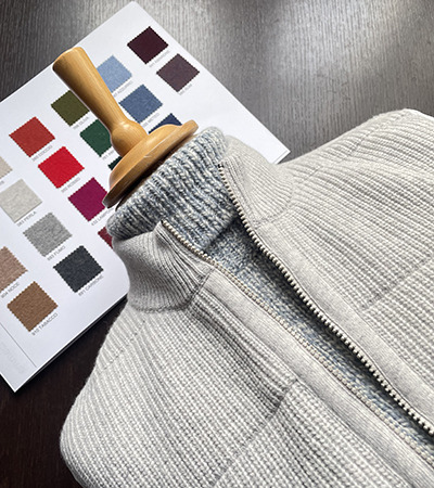 Gilet Monviso double face a maglia inglese