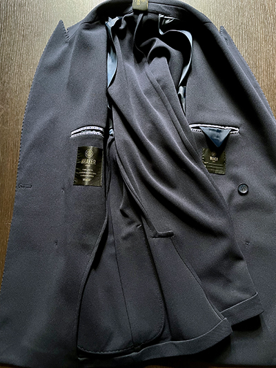 Blazer Doppiopetto Panama elasticizzato Blu Notte - immagine 3