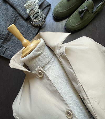 Light Trench sfoderato Beige