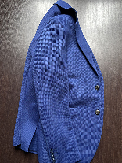 Blazer Panama elasticizzato Blu Royal - immagine 4