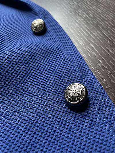 Blazer Panama elasticizzato Blu Royal - immagine 5