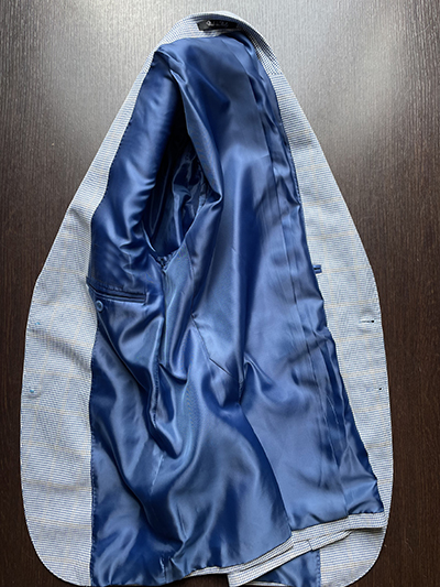 Blazer Pied de Poule in Lana e Cotone - immagine 4