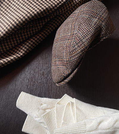 Coppola Inglese Tartan Lana e Cashmere