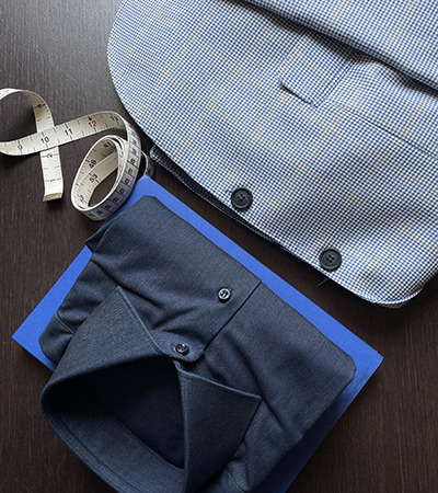 Camicia su misura Popeline 120 Hilton con Pantalone e Cifre in regalo