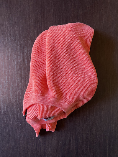 Girocollo in Lino e Cotone Corallo - immagine 2