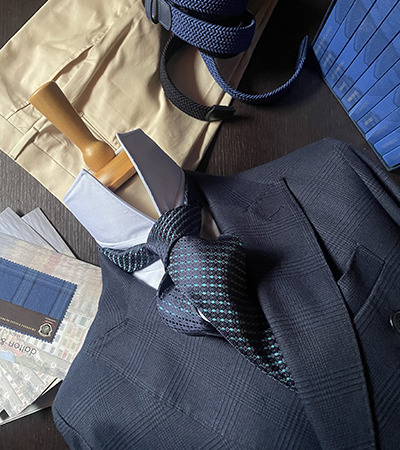 Blazer Doppiopetto Jersey elasticizzato Principe di Galles