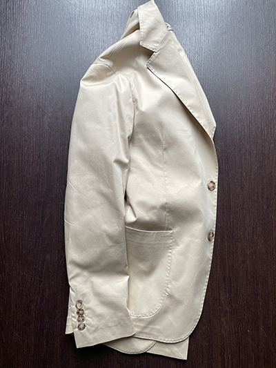 Abito sfoderato in Cotone elasticizzato Beige - immagine 3