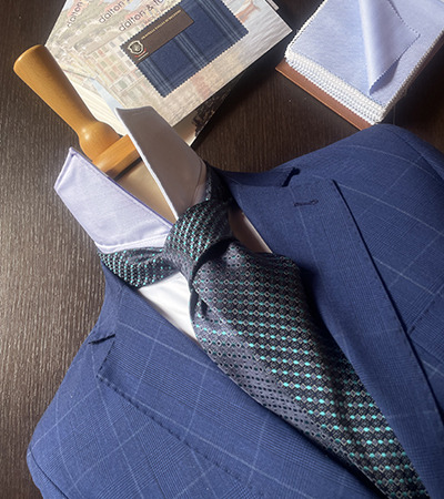 Blazer Principe di Galles Blu Inchiostro