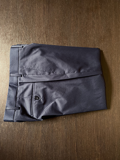 Pantalone in Cotone elasticizzato Blu Notte - immagine 2