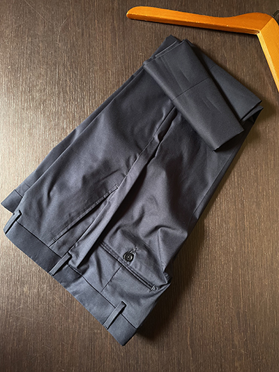Pantalone in Cotone elasticizzato Blu Notte - immagine 3
