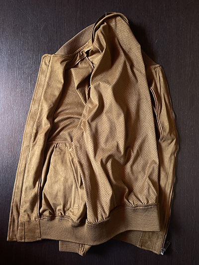 Bomber traforato mano scamosciata Cognac - immagine 5