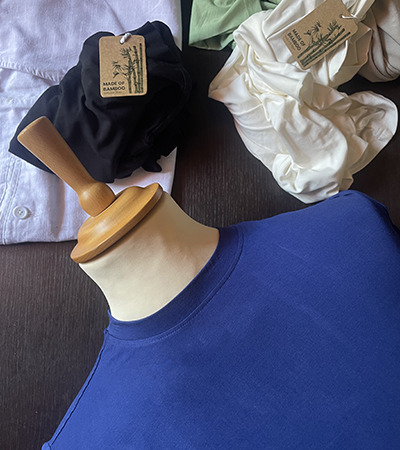 T-Shirt in Jersey di Bamboo in 5 colori