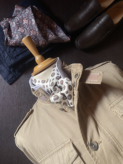 Sahariana in Cotone Beige Coloniale