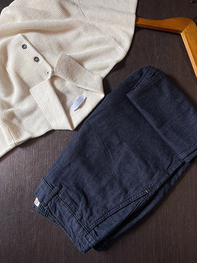 Jeans Tasca Classica con cintura elastica Blu Notte