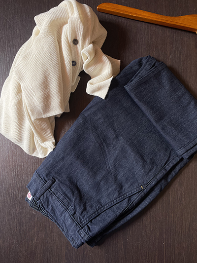 Jeans Tasca Classica con cintura elastica Blu Notte - immagine 2