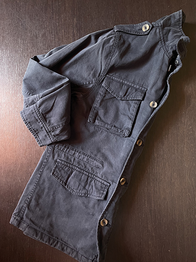 Sahariana in Cotone Blu Navy - immagine 6