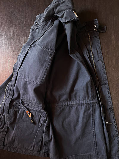 Sahariana in Cotone Blu Navy - immagine 9