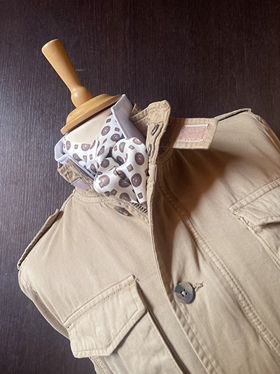 Sahariana in Cotone Beige Coloniale - immagine 3