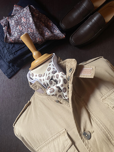Sahariana in Cotone Beige Coloniale - immagine 4