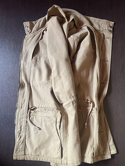 Sahariana in Cotone Beige Coloniale - immagine 9