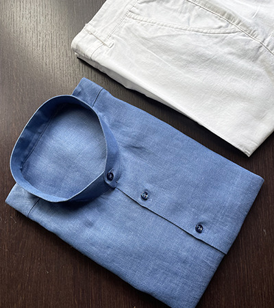 Camicia su misura Puro Lino Zephyr Denim