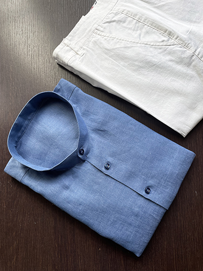 Camicia su misura Puro Lino Zephyr Denim