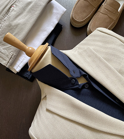 Blazer Spinato Avorio