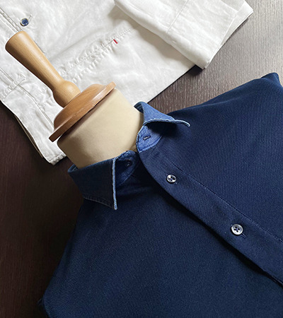 Polo Camicia su misura a manica lunga Summer Oxford