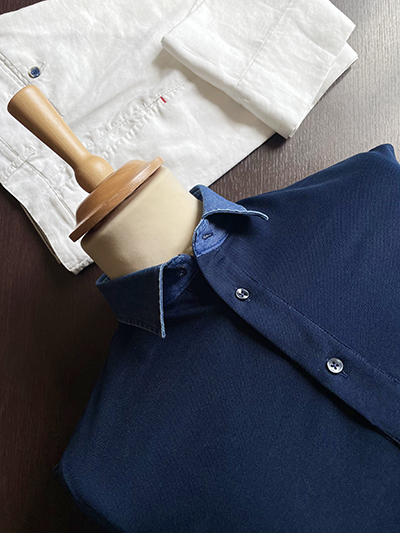 Polo Camicia su misura a manica lunga Summer Oxford