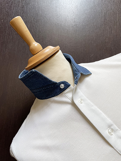 Polo Camicia su misura a manica lunga Summer Oxford - immagine 2